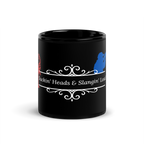 Caddo River Clothing Co. Suckin' Heads & Slangin' Lead Black Glossy Mug