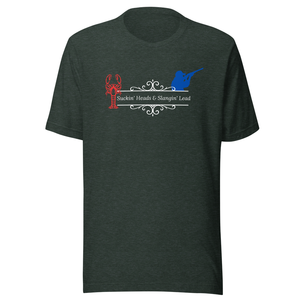 Caddo River Clothing Co. Suckin' Heads Slangin' Lead Unisex t-shirt