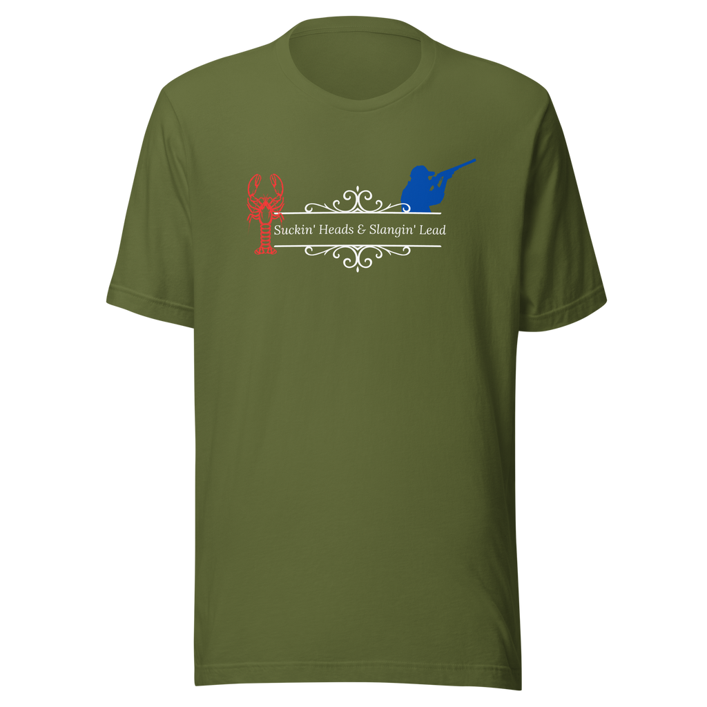 Caddo River Clothing Co. Suckin' Heads Slangin' Lead Unisex t-shirt